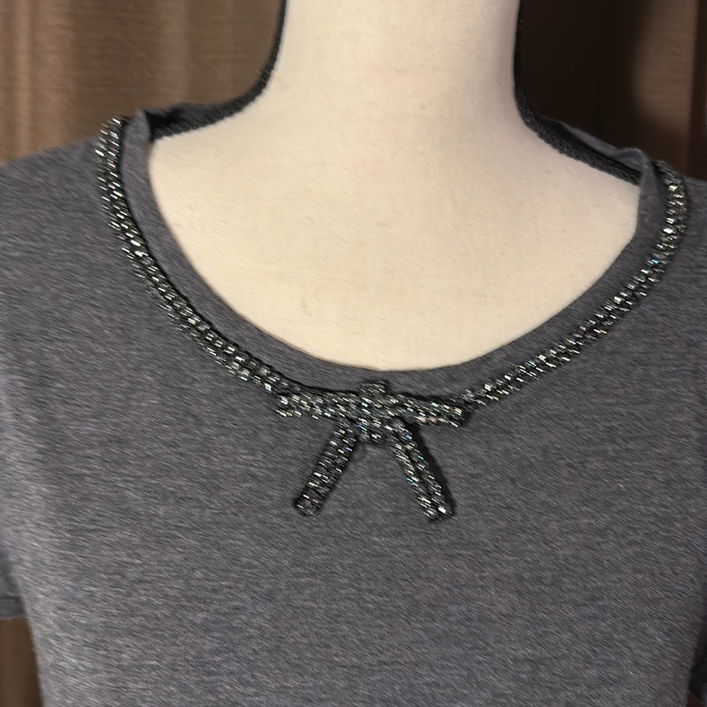 WHBM Gray Shirt Size M - Picture 3 of 6